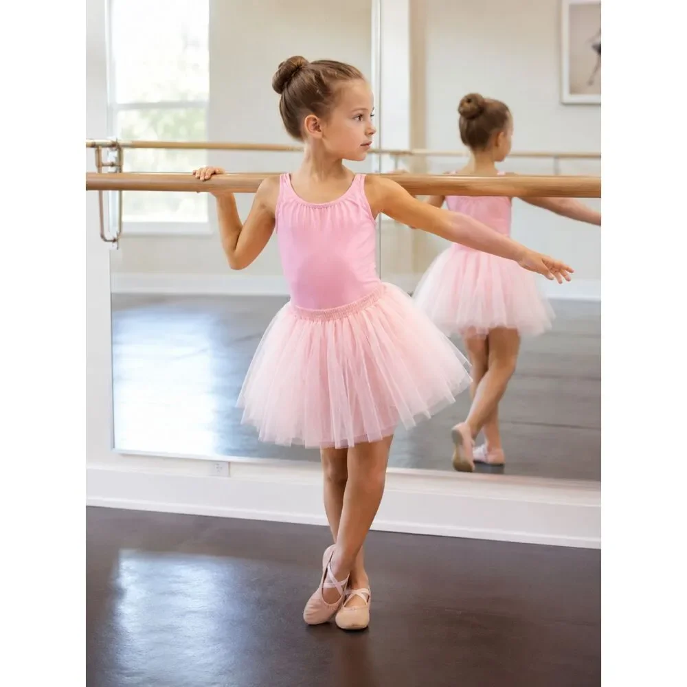 Girls Pink Ballet Leotard Balera Small 6-7 Balletcore Barbiecore Recital